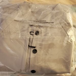 NWT FIGS Jedi Mandarin Collar Scrub Top Men's (XS)